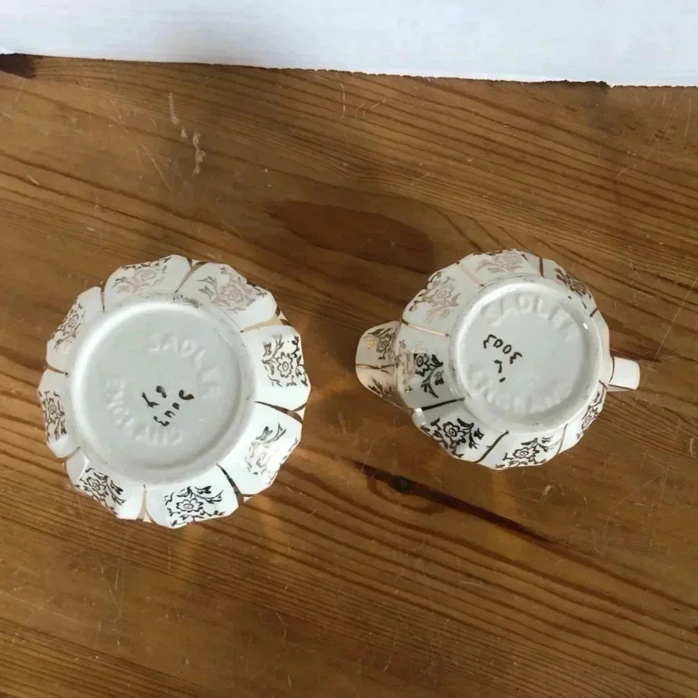 Vtg Sadler England Cream and Sugar - Picture 5 of 7